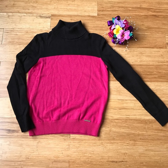 Michael Kors Sweater turtleneck color Block - Picture 2 of 7
